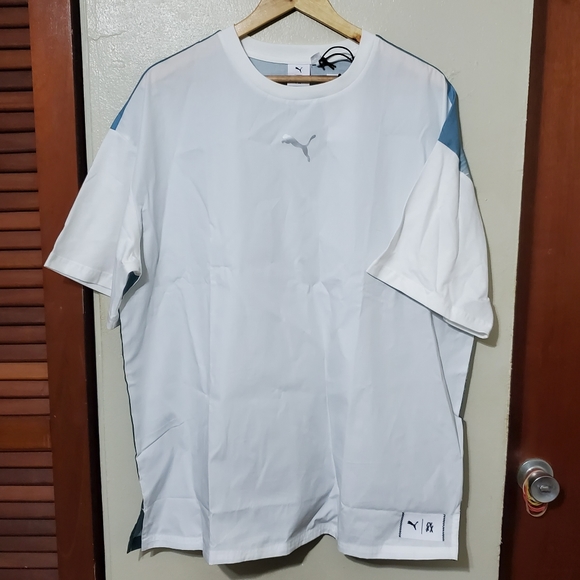 Puma Tops - SOLD. PUMA x LIU WEN White Ocean Oversized tee